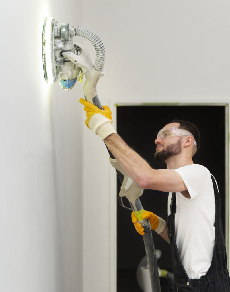 medium shot man working with tool