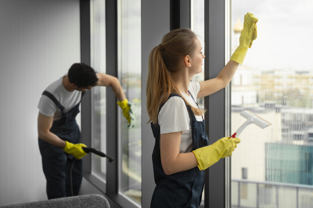 medium shot people cleaning building (1)